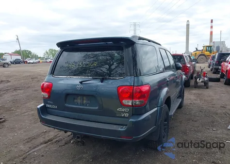 2005 Toyota Sequoia Limited V8 из США, поврежденный, VIN 5TDBT48A15S247794